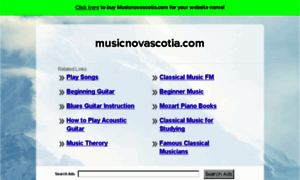 Musicnovascotia.com thumbnail