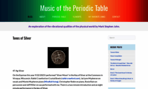 Musicoftheperiodictable.com thumbnail