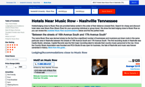 Musicrowhotels.com thumbnail