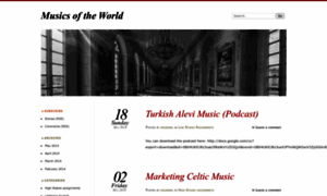 Musicsoftheworld.wordpress.com thumbnail