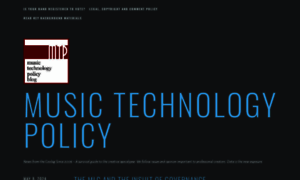Musictechpolicy.com thumbnail