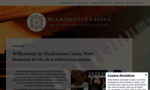 Musikinstitutcantus.at thumbnail