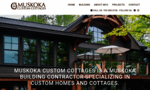 Muskokacustomcottages.com thumbnail