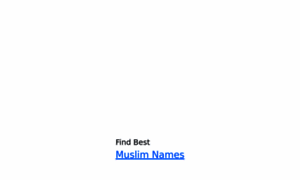 Muslim-names.net thumbnail