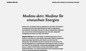 Muslima-aktiv.de thumbnail
