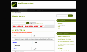Muslimname.com thumbnail