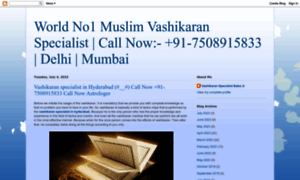 Muslimvashikaranspecialistji.blogspot.com thumbnail