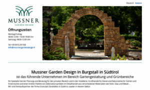 Mussnergardendesign.it thumbnail