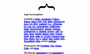 Mustache.github.io thumbnail