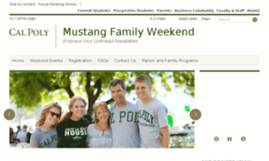 Mustangfamilyweekend.calpoly.edu thumbnail