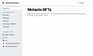 Mutant-nfts.gitbook.io thumbnail