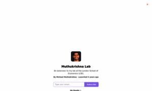 Muthukrishnalab.substack.com thumbnail