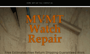 Mvmtwatchrepair.com thumbnail