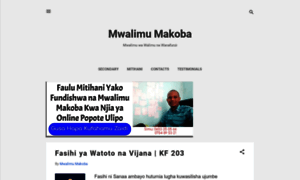 Mwalimumakoba.blogspot.co.uk thumbnail