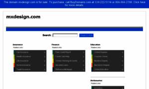 Mxdesign.com thumbnail