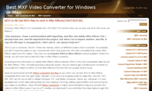 Mxf-video-converter.com thumbnail