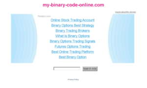 My-binary-code-online.com thumbnail