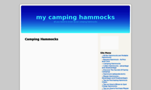 My-camping-hammocks.com thumbnail
