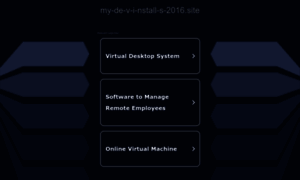 My-de-v-i-nstall-s-2016.site thumbnail