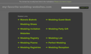 My-favorite-wedding-websites.com thumbnail