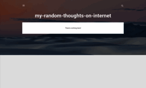 My-random-thoughts-on-internet.blogspot.in thumbnail