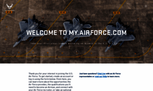 My.airforce.com thumbnail