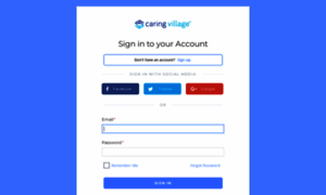 My.caringvillage.com thumbnail