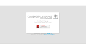 My.coreldigitalsignage.com thumbnail