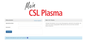 My.cslplasma.de thumbnail