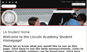 My.lincolnacademy.org thumbnail
