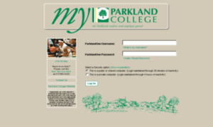 My.parkland.edu thumbnail