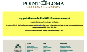 My.pointloma.edu thumbnail