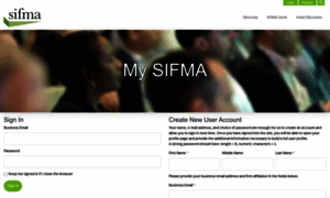 My.sifma.org thumbnail