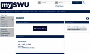 My.swu.edu thumbnail