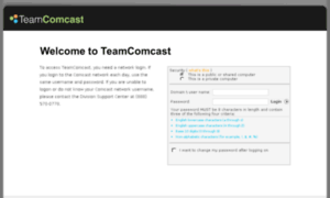My.teamcomcast.com thumbnail