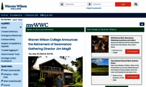 My.warren-wilson.edu thumbnail