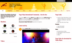 My.yoga-vidya.org thumbnail
