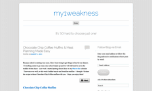 My1weakness.wordpress.com thumbnail