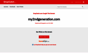 My2ndgeneration.com thumbnail