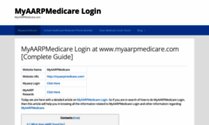 Myaarpmedicare.xyz thumbnail