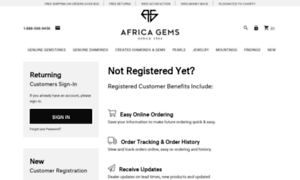 Myaccount.africagems.com thumbnail