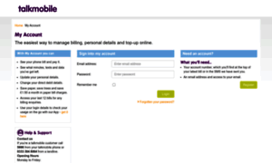 Myaccount.talkmobile.co.uk thumbnail