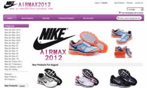 Myairmax2012outletshop.com thumbnail