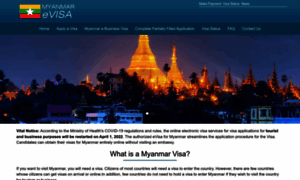 Myanmarevisagov.org thumbnail