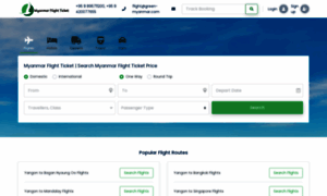 Myanmarflightticket.com thumbnail