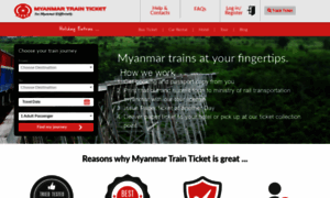 Myanmartrainticket.com thumbnail