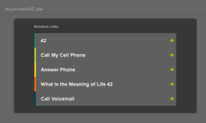 Myanswer42.pw thumbnail