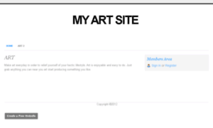 Myartsite2012.webs.com thumbnail