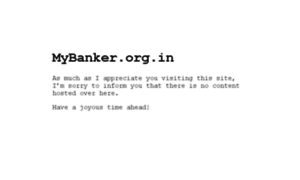 Mybanker.org.in thumbnail