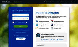 Mybaystate.baystatehealth.org thumbnail